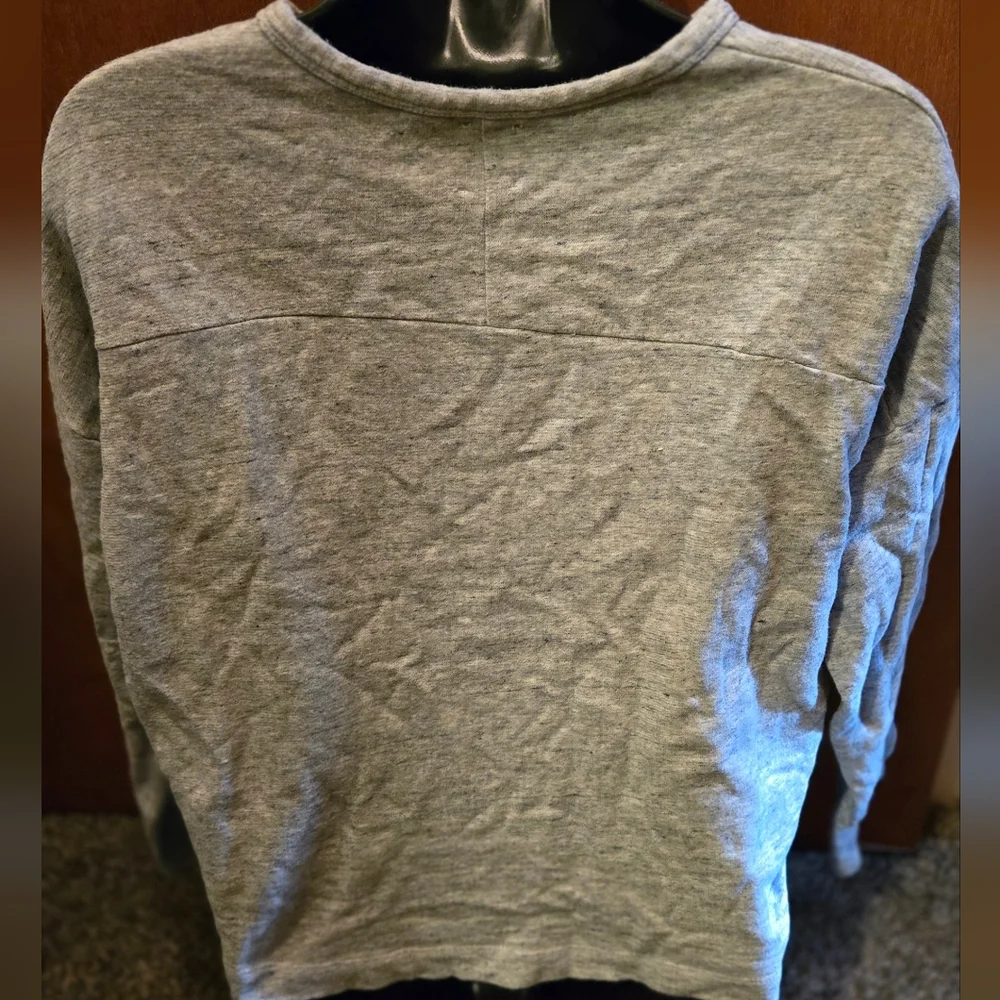 Zara Trafaluc heathered gray sweatshirt szM - Picture 4 of 6